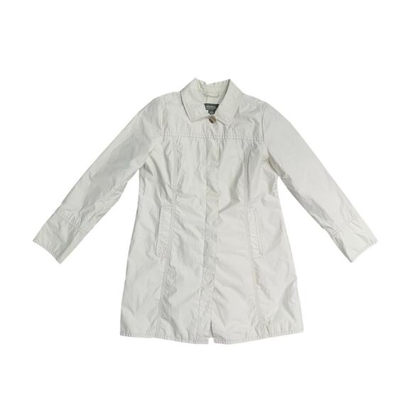 Eddie Bauer Women's Trench Coat Jacket Overcoat Size Large Fall Winter Rain - Picture 1 of 4